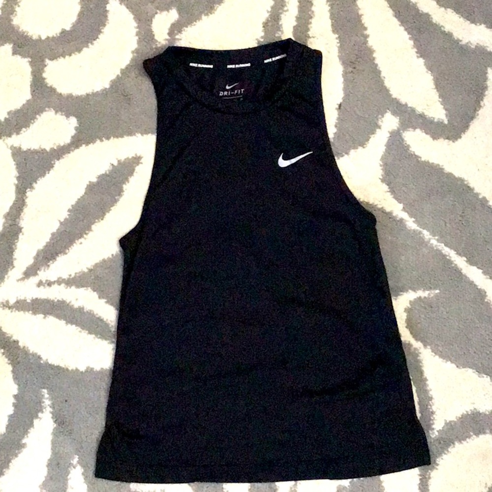 Black Nike running tank top